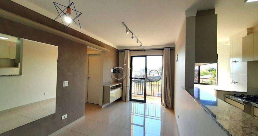Apartamento com 2 dormitórios para alugar, 58 m² por R$ 2.047,00/mês - Dois Córregos - Piracicaba/SP