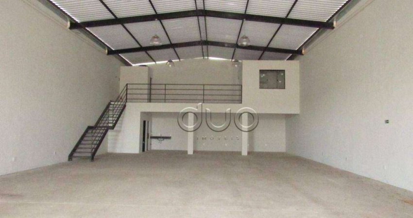 Barracão para alugar, 450 m² por R$ 10.300,00/mês - Jardim Algodoal - Piracicaba/SP