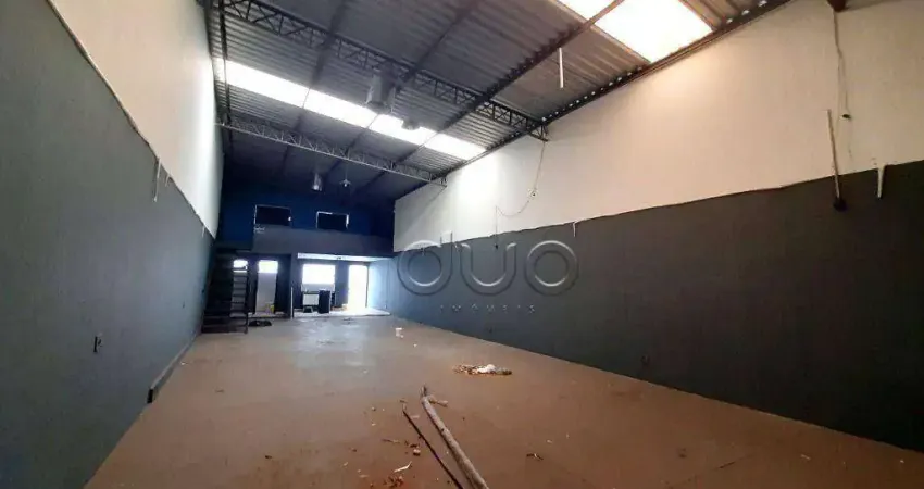 Barracão para alugar, 160 m² por R$ 3.617,00/mês - Vila Industrial - Piracicaba/SP