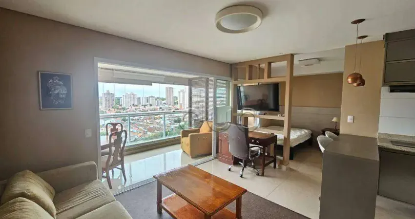 Apartamento com 1 dormitório para alugar, 54 m² por r$ 4.020,00/mês - jardim europa - piracicaba/sp