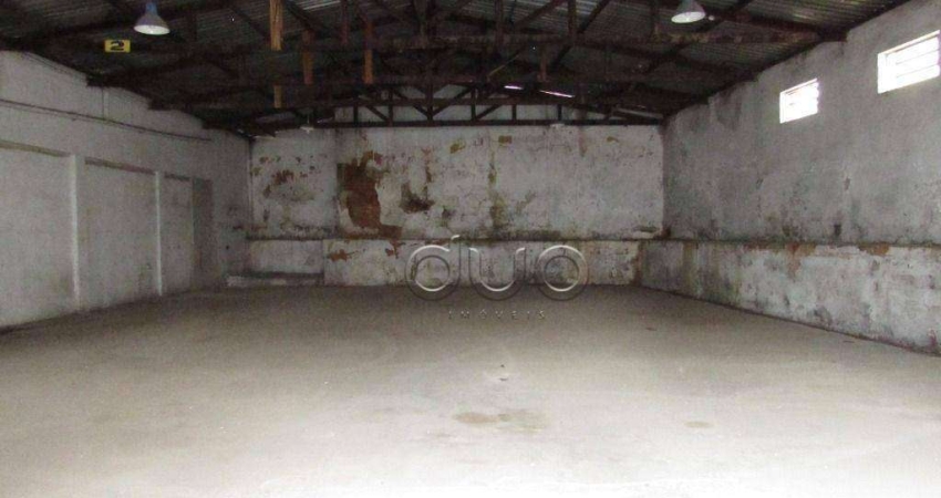Barracão para alugar, 325 m² por R$ 3.800,00/mês - Paulista - Piracicaba/SP