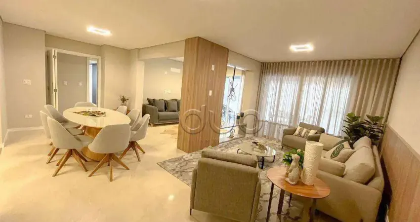 Apartamento com 3 dormitórios à venda, 164 m² por R$ 1.500.000,00 - Centro - Piracicaba/SP