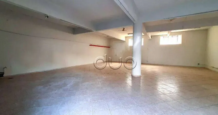 Salão para alugar, 207 m² por R$ 4.685,60/mês - Centro - Piracicaba/SP