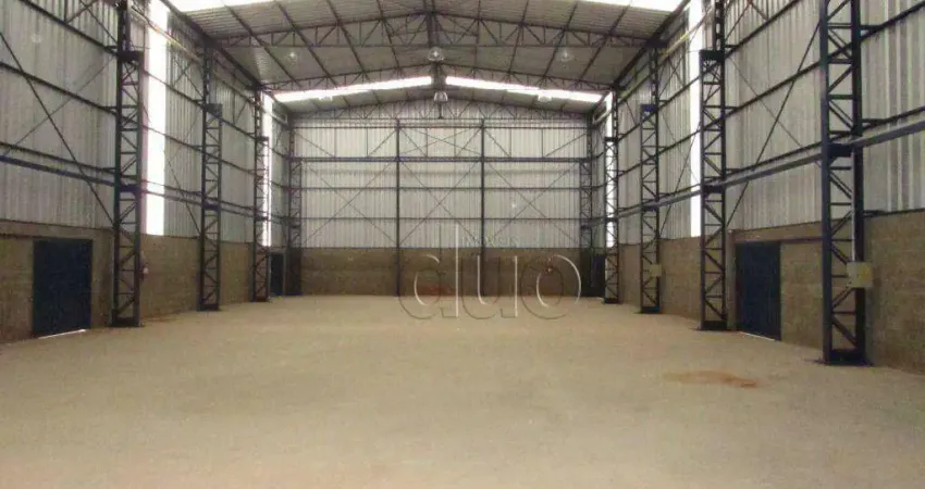 Barracão para alugar, 648 m² por R$ 16.230,00/mês - Agua  Santa - Piracicaba/SP