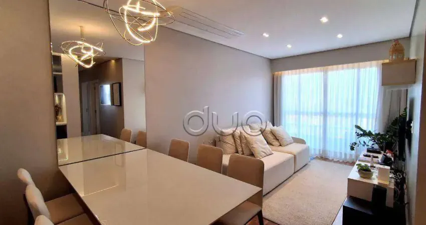 Apartamento com 3 dormitórios à venda, 82 m² por r$ 425.000,00 - vila prudente - piracicaba/sp