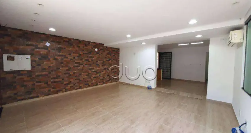 Salão Comercial para alugar, 50 m² por R$ 2.555/mês - Dois Córregos - Piracicaba/SP