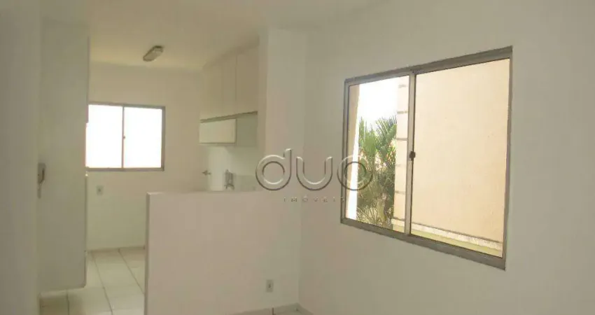 Apartamento com 2 dormitórios, 48 m² - venda por R$ 130.000,00 ou aluguel por R$ 1.175,00/mês - Dois Córregos - Piracicaba/SP