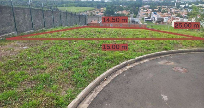 Terreno à venda, 368 m² por R$ 280.000,00 - Ondas - Piracicaba/SP