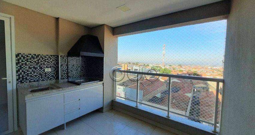 Apartamento com 3 dormitórios para alugar, 86 m² por R$ 3.735,00/mês - Paulicéia - Piracicaba/SP