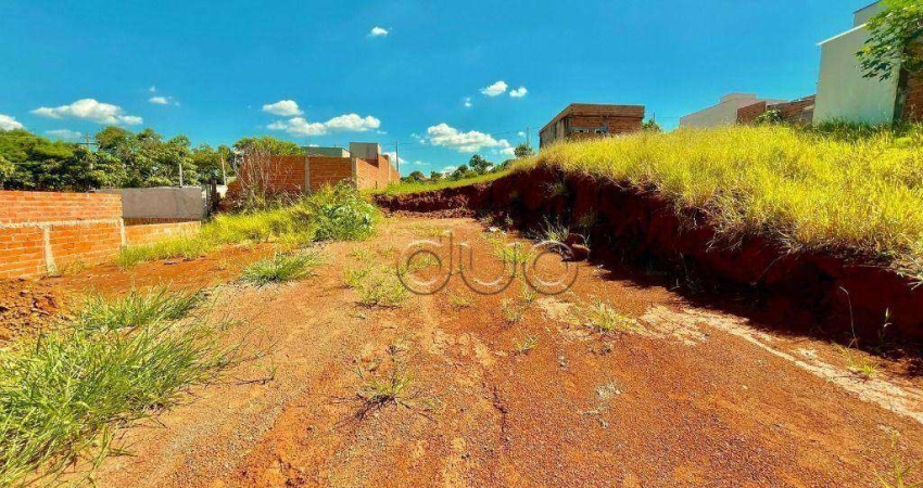Terreno à venda, 208 m² por R$ 140.000,00 - Terras Di Treviso - Piracicaba/SP