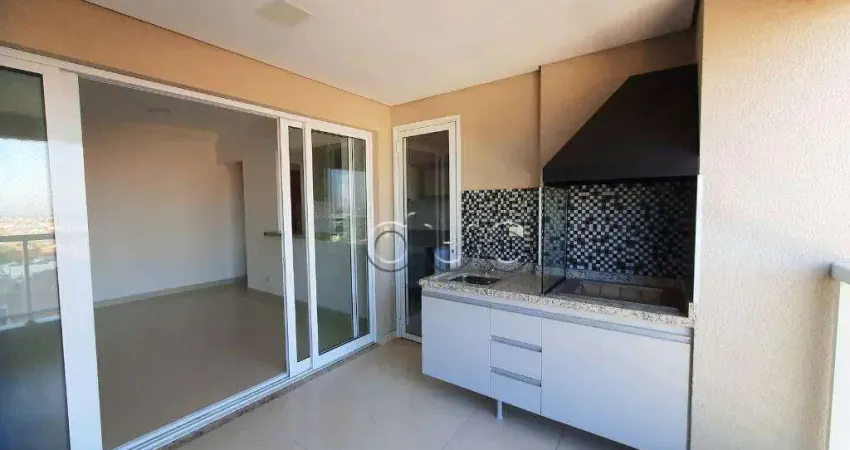 Apartamento com 3 quartos para alugar, 86 m² por R$ 3.735/mês - Paulicéia - Piracicaba/SP
