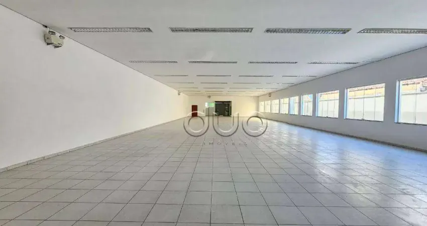 Salão, 1215 m² - venda por R$ 5.000.000,00 ou aluguel por R$ 27.210,00/mês - Centro - Piracicaba/SP