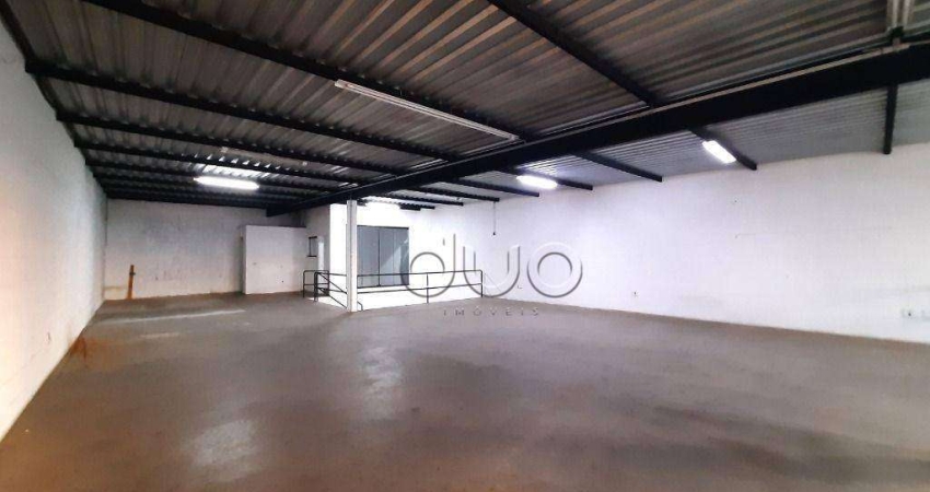 Barracão Comercial para alugar, 369 m² por R$ 5.210/mês - Verde - Piracicaba/SP