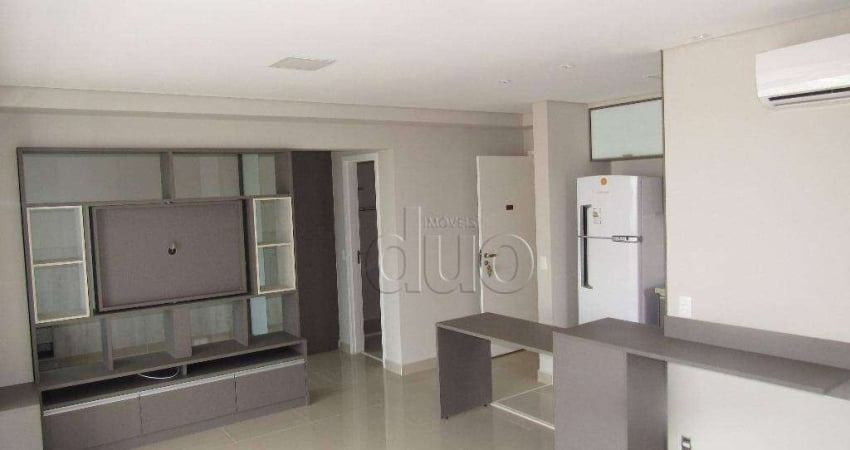 Apartamento com 1 dormitório para alugar, 54 m² por R$ 3.688,10/mês - Jardim Europa - Piracicaba/SP
