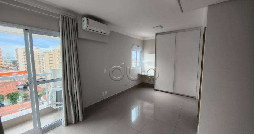Apartamento com 1 dormitório para alugar, 35 m² por R$ 2.290,01/mês - Centro - Piracicaba/SP