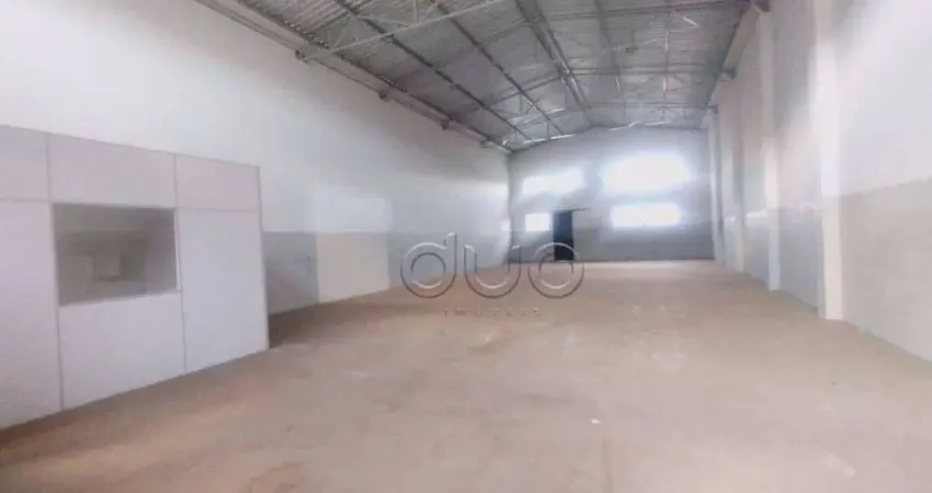 Barracão para alugar, 330 m² por r$ 9.068,00/mês - guamium - piracicaba/sp