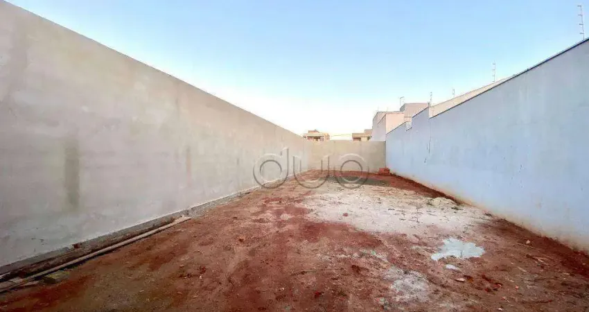 Terreno à venda, 187 m² por r$ 230.000,00 - residencial nova água branca ii - piracicaba/sp