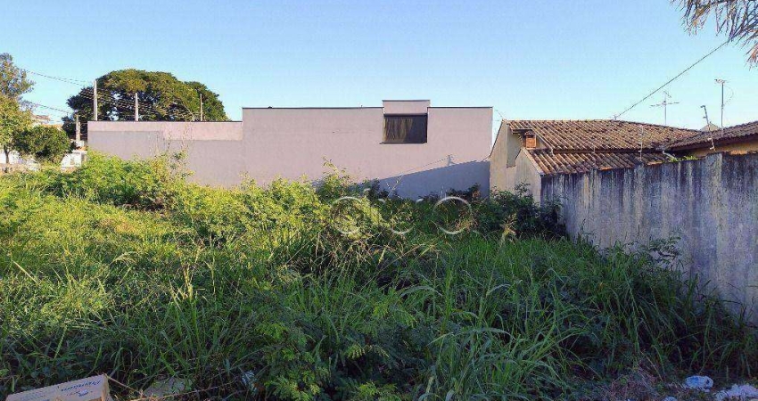 Terreno à venda, 297 m² por R$ 356.000,00 - Jaraguá - Piracicaba/SP