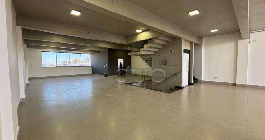 Salão para alugar, 695 m² por r$ 20.780,00/mês - vila rezende - piracicaba/sp