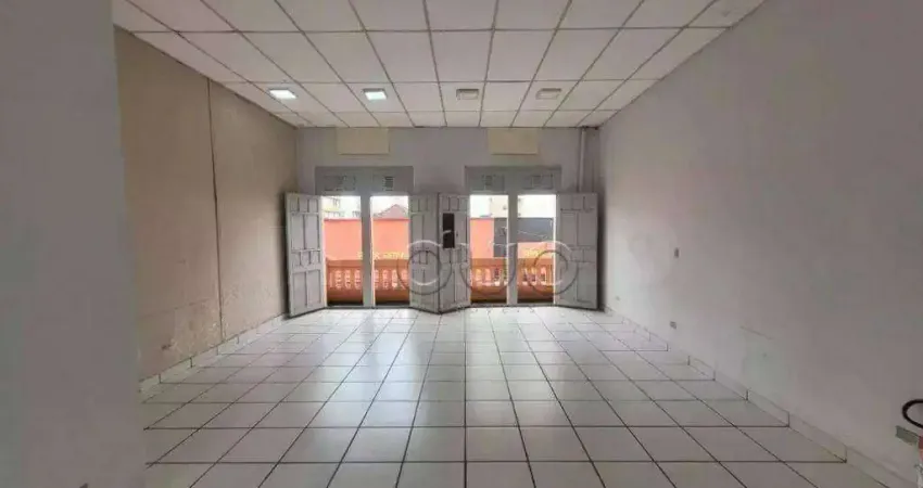 Salão para alugar, 115 m² por r$ 1.745,00/mês - centro - piracicaba/sp