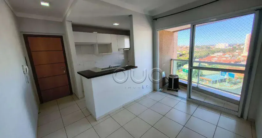 Apartamento com 1 dormitório para alugar, 37 m² por R$ 2.441,40/mês - Vila Independência - Piracicaba/SP