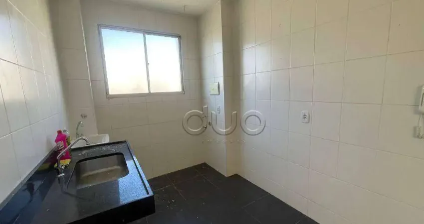 Apartamento com 2 dormitórios à venda, 47 m² por r$ 165.000,00 - piracicamirim - piracicaba/sp