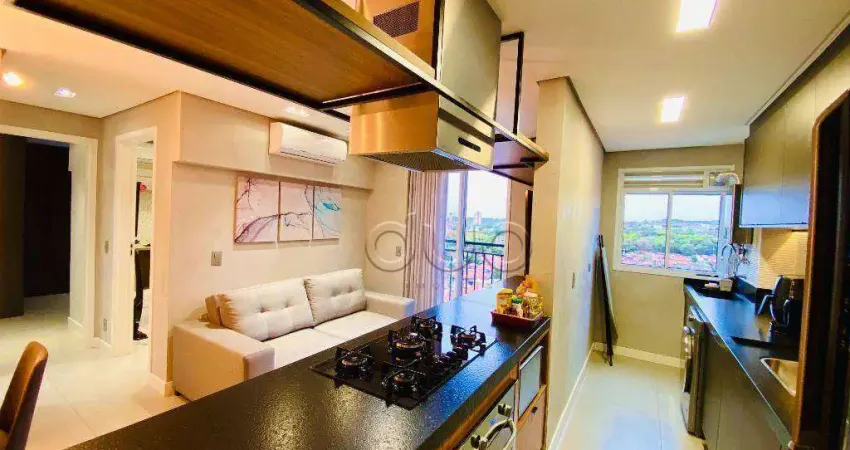 Apartamento com 2 dormitórios à venda, 55 m² por r$ 420.000,00 - morumbi - piracicaba/sp