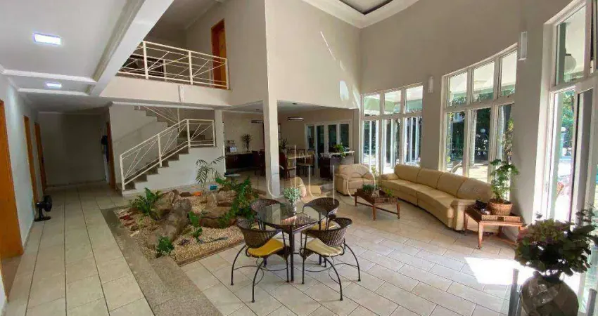 Casa à venda em piracicaba no condominio terras de piracicaba com 5 suítes, piscina e gourmet, 531 m² por r$ 2.600.000,00