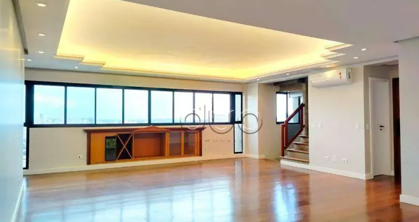 Apartamento com 4 dormitórios para alugar, 422 m² por r$ 14.238,24/mês - são dimas - piracicaba/sp