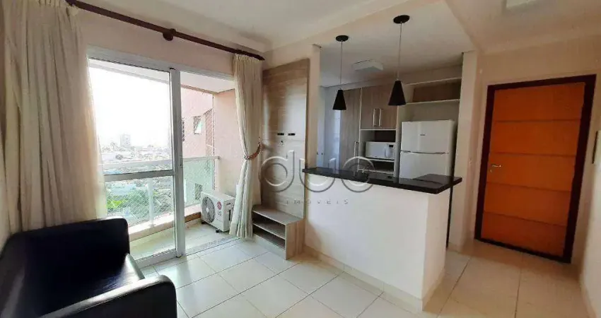 Apartamento com 1 dormitório para alugar, 37 m² por R$ 2.437,31/mês - Vila Independência - Piracicaba/SP