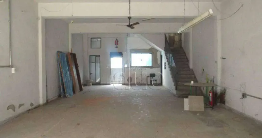 Salão para alugar, 169 m² por R$ 2.921,40/mês - Alto - Piracicaba/SP