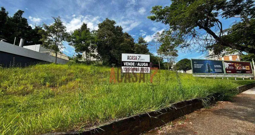 Terreno, 936 m² - Venda ou aluguel - Parque Campolim - Sorocaba/SP