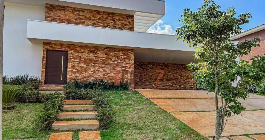 Casa com 4 suítes, 366 m² - venda ou aluguel - condomínio lago azul - araçoiaba da serra/sp