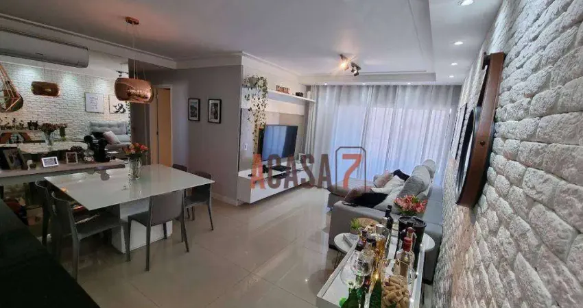 Apartamento com 3 dormitórios à venda, 96 m² - além ponte - sorocaba/sp