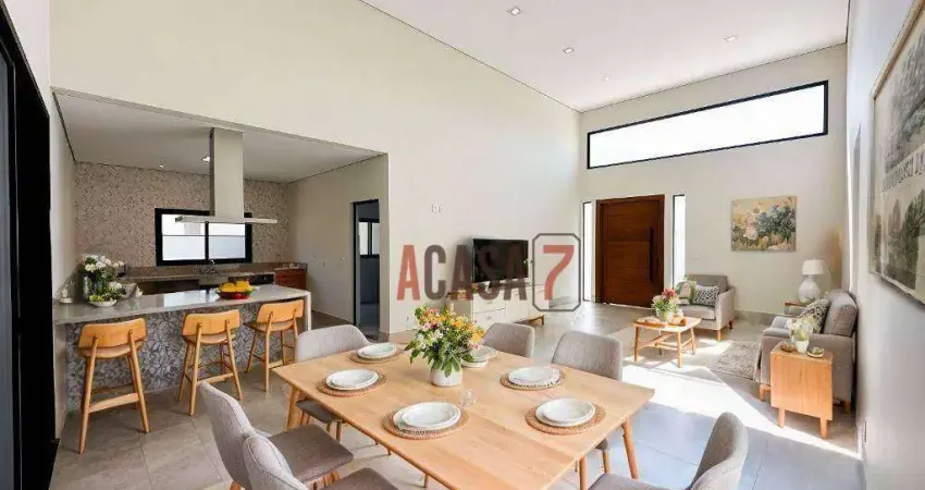 Casa com 4 quartos - condomínio village ipanema - araçoiaba da serra/sp