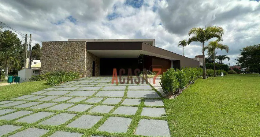 Casa com 3 dormitórios à venda, 457 m² por R$ 4.000.000,00 - Condomínio Lago Azul - Araçoiaba da Serra/SP