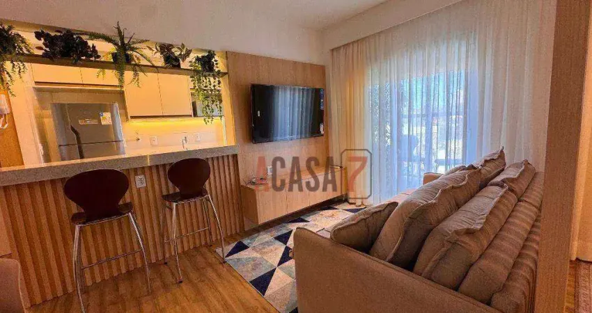 Apartamento estúdio mobiliado no campolim com 1 quarto para alugar - sorocaba/sp