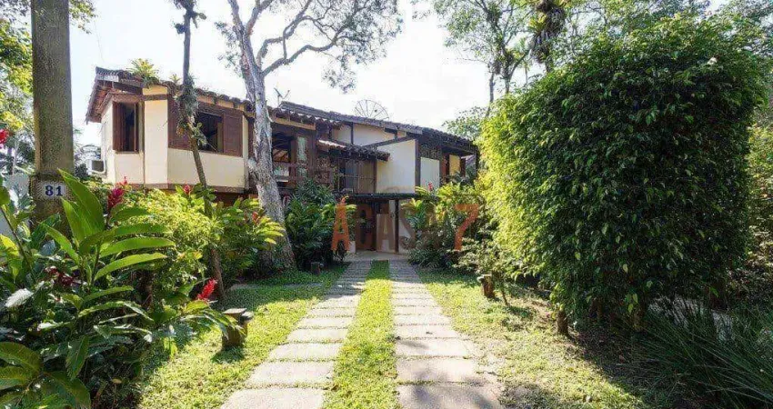 Casa com 5 quartos à venda, 375 m² - toque toque pequeno - são sebastião/sp