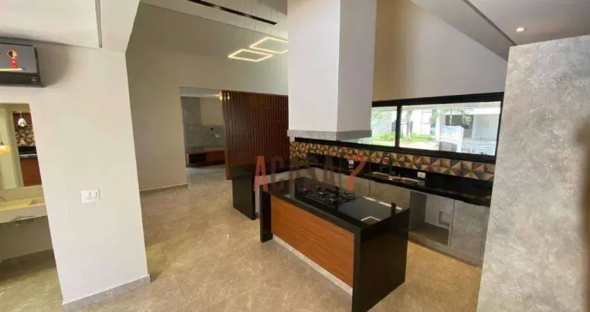 Casa com 3 suítes para alugar, 250 m² - alphaville nova esplanada 4 - votorantim/sp
