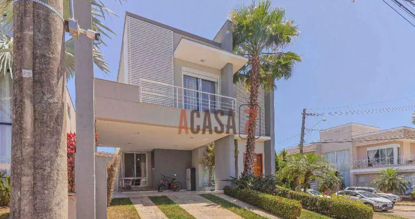 Casa com 4 dormitórios à venda, 315 m² - condomínio mont blanc - sorocaba/sp
