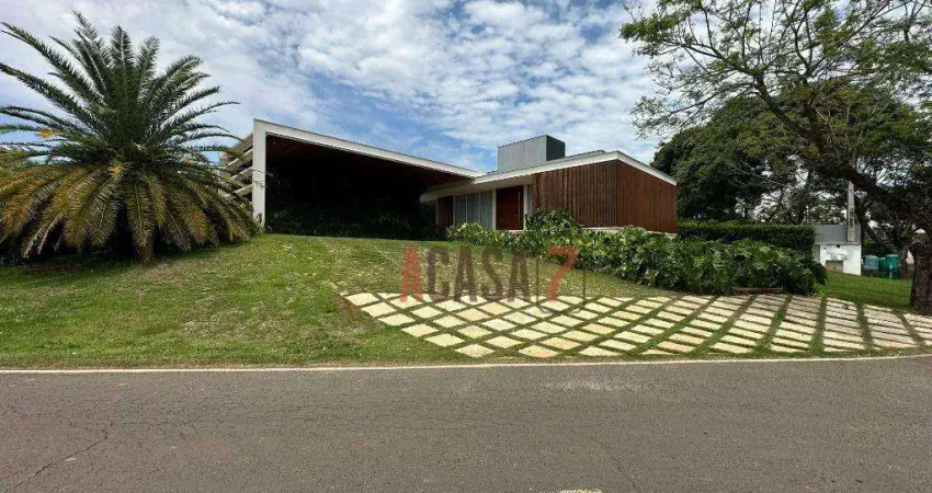 Casa com 3 dormitórios à venda, 448 m² por R$ 5.490.000,00 - Condomínio Lago Azul - Araçoiaba da Serra/SP