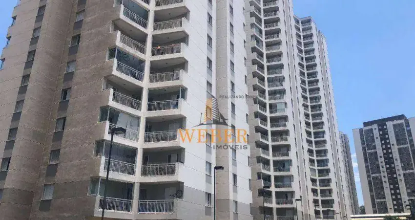 Apto com 2 dorm. e mobilia completa para alugar, 52 m² por R$ 2.801/mês - Jardim Monte Alegre - Taboão da Serra/SP