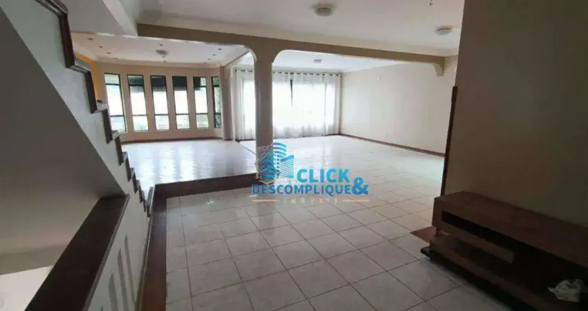 Casa com 5 dormitórios, 350 m² - venda por r$ 1.350.000,00 ou aluguel por r$ 9.700,00/mês - embaré - santos/sp