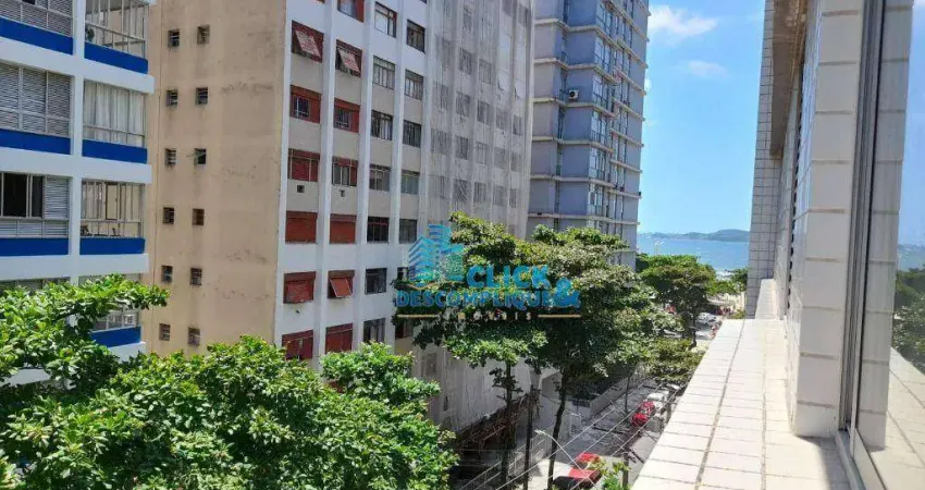 Apartamento - venda - 3 quartos (1 suíte) - itararé- são vicente/sp (ap8196)