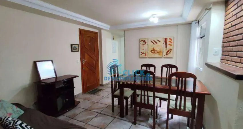 Apartamento com 2 dormitórios à venda, 56 m² por r$ 488.000,00 - pompéia - santos/sp