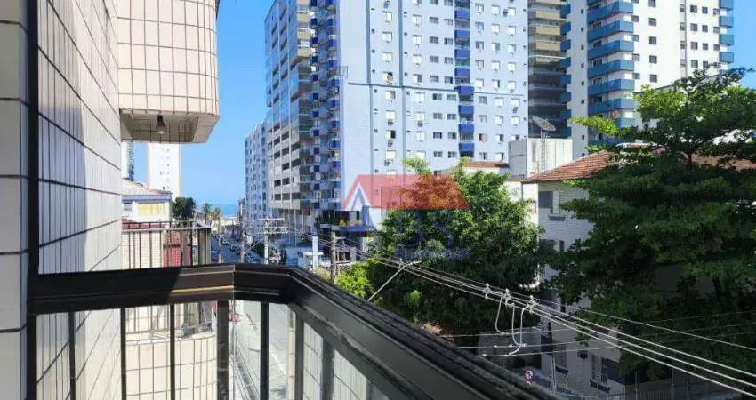 Apartamento com 1 dormitório à venda, 45 m² por r$ 255.000,00 - vila guilhermina - praia grande/sp
