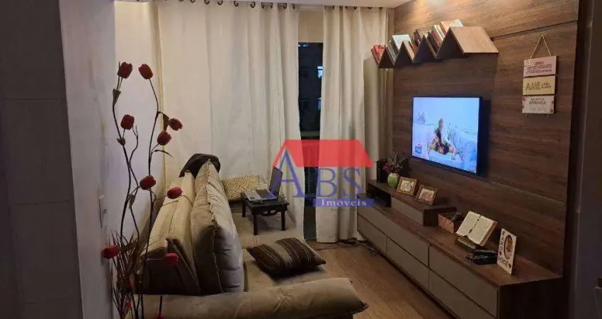 Apartamento com 2 dormitórios à venda, 57 m² por R$ 345.000,00 - Marapé - Santos/SP