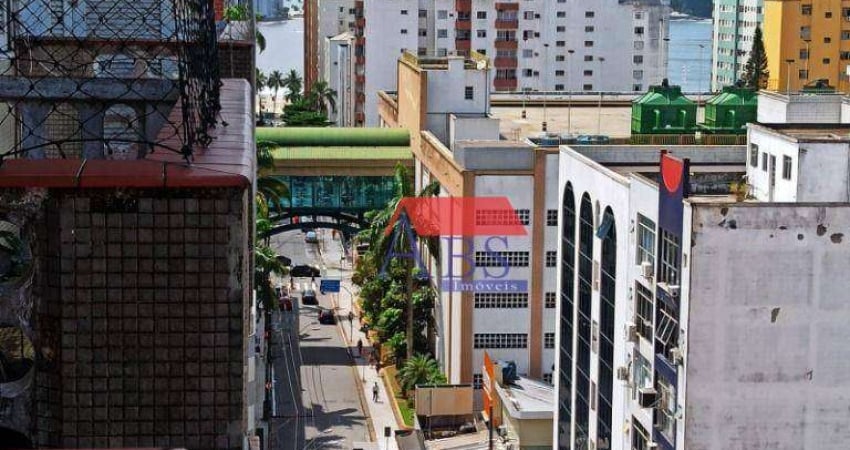 Apartamento com 1 dormitório à venda, 42 m² por R$ 170.000,00 - Centro - São Vicente/SP