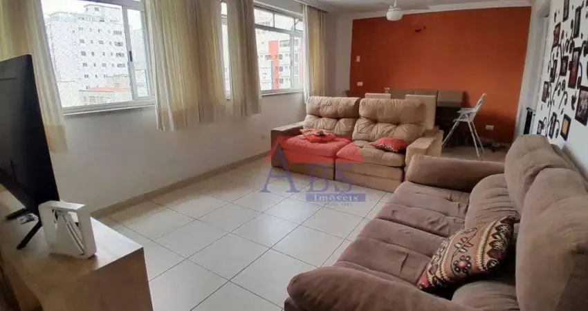 Apartamento 1 por andar com 3 dormitórios à venda, 100 m² por R$ 690.000 - Gonzaga - Santos/SP