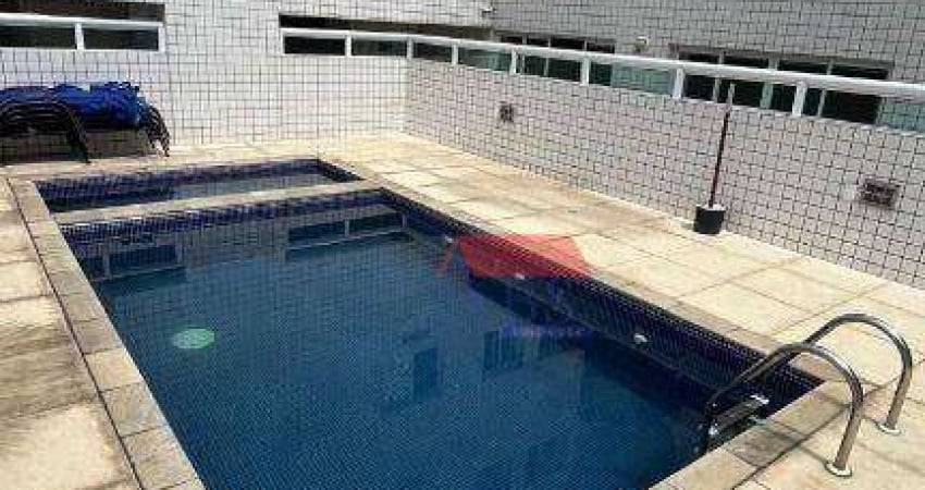 Apartamento com 2 dormitórios à venda, 60 m² por R$ 410.000,00 - Canto do Forte - Praia Grande/SP
